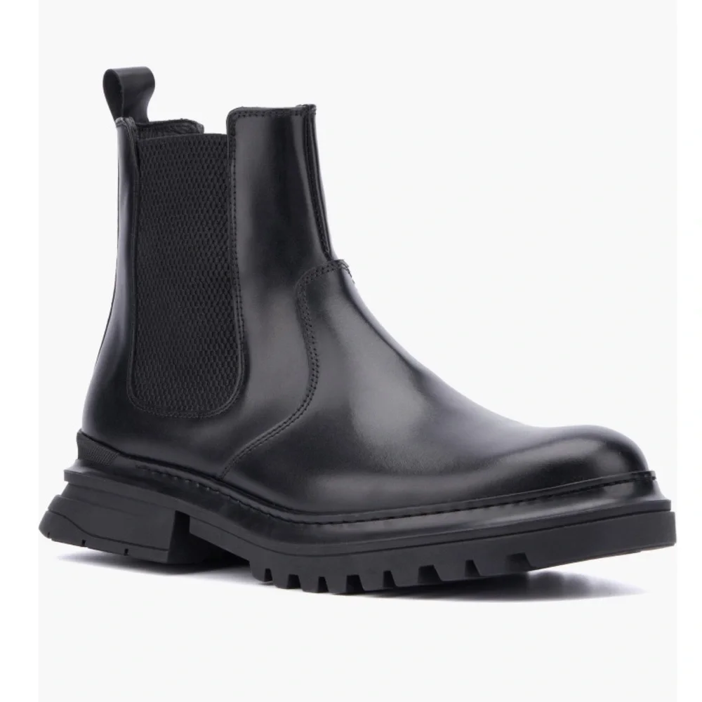 Aquatalia Mens Enrico Black Boots